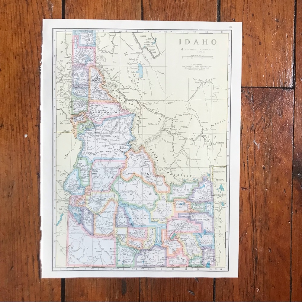 1941 Maps: Idaho/Illinois